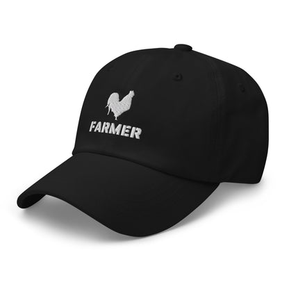 FARMER Cap bestickt | 100% Baumwolle | Unisex | Klassischer Dad-Hat | dunkle Farben