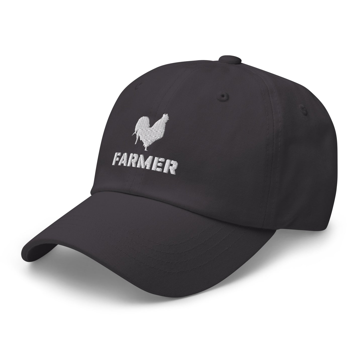 FARMER Cap bestickt | 100% Baumwolle | Unisex | Klassischer Dad-Hat | dunkle Farben